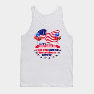 Independence Day Happy Corona Tank Top